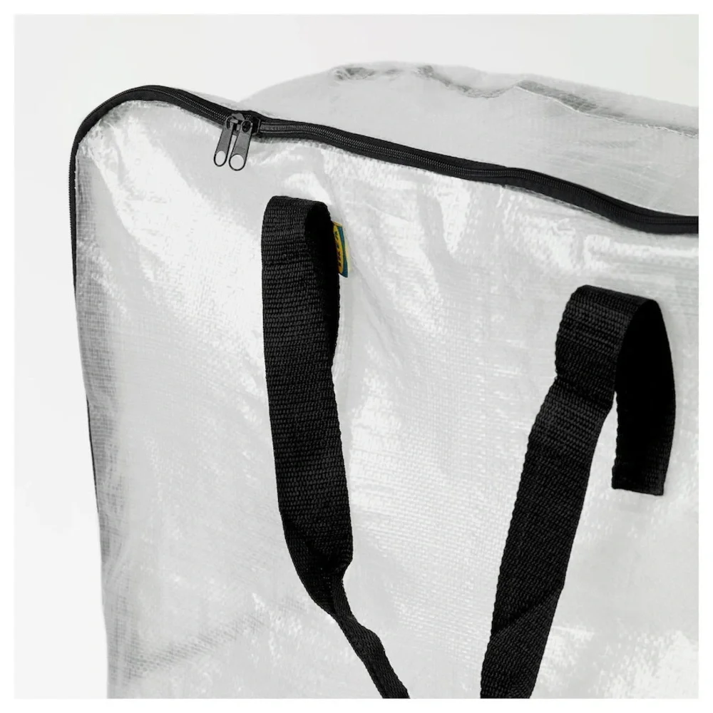 2 Clear Storage Bags